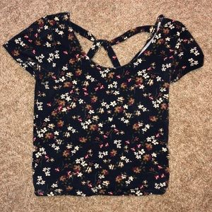 Aeropostale Floral Print Shirt